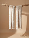 Beige Abstract Woollen Stole