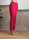 Pink Crinkled Pant